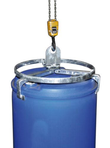 Bauer Traverse de tambour pour fûts en plastique, charge vertical