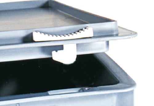 Conteneurs gerbables Euronorm Basic à fond nervuré renforcé, bleu, capacité 13 l