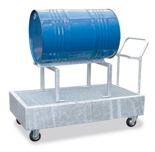 Lacont Bac de rétention mobile avec caillebotis