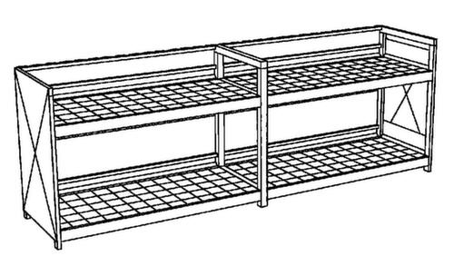 Lacont Conteneur de rayonnage pour produits dangereux pour max. 60 fûts de 200 litres