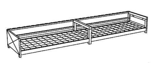 Lacont Conteneur de rayonnage pour produits dangereux pour max. 60 fûts de 200 litres