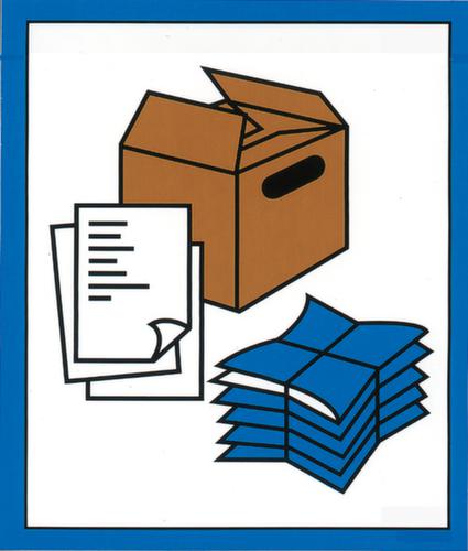 Kit d'étiquettes autocollantes pour conteneur de tri sélectif