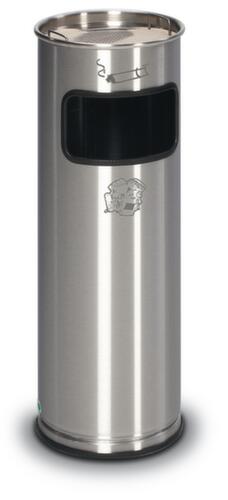 Cendrier poubelle en acier inoxydable