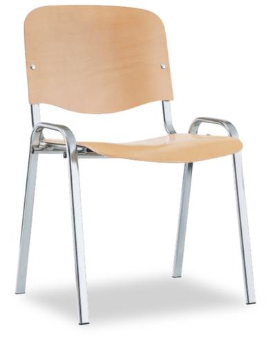 Nowy Styl Siège visiteur ISO, assise hêtre, piètement 4 pieds