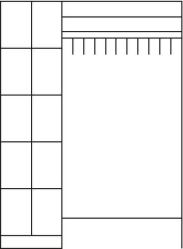 C+P Vestiaire à casiers Classic avec 20 casiers