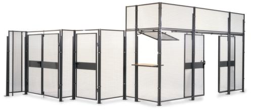 Système de séparation avec grosseur de la maille 40x40 mm