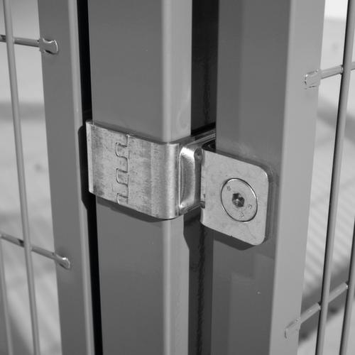 TROAX Grille de protection de machine avec grosseur de la maille 100x20 mm