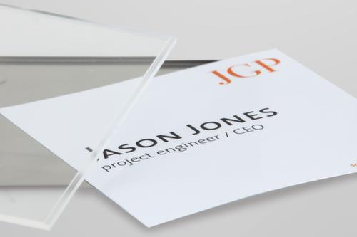 Plaque de porte Lite en verre acrylique