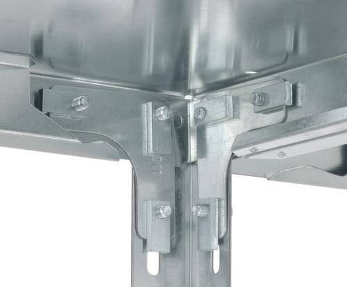 hofe Rayonnage à boulonner pour classeurs, 6 tablettes, avec revêtement en zinc anti-corrosion
