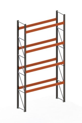 META Rayonnage à palettes MULTIPAL pour 10 palettes, largeur 2900 mm, 5 niveaux de stockage