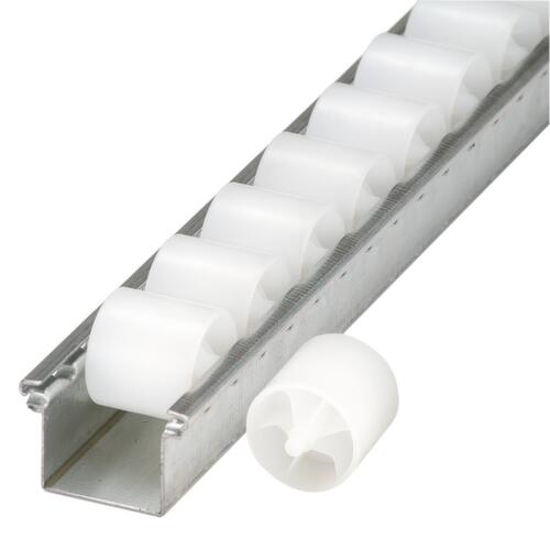 Rail à galets type lourd