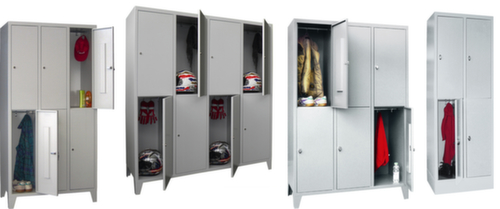 PAVOY Armoire multicases Basis gris clair avec max. 8 casiers