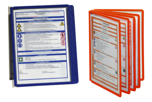 Durable Système de consultation, avec 5 tableaux de consultation en DIN A4