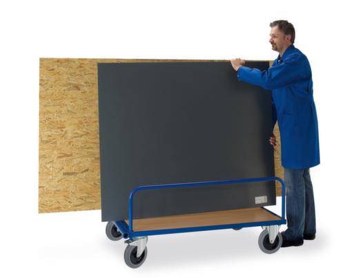 Rollcart Chariot porte-panneaux avec galet de démarrage