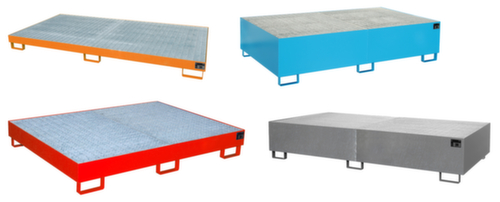 Bac de rétention avec caillebotis