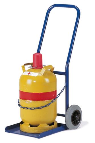Rollcart Chariot à bouteilles, pour 1 x 11 kg de gaz de propane bouteille, bandage air