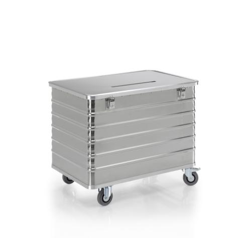 Gmöhling Bac de collecte de dossiers aluminium G®-DOCU avec fente d'introduction anti-retour