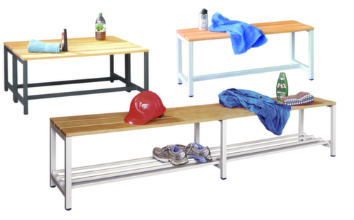 PAVOY Banc vestiaire Basis avec lames en bois