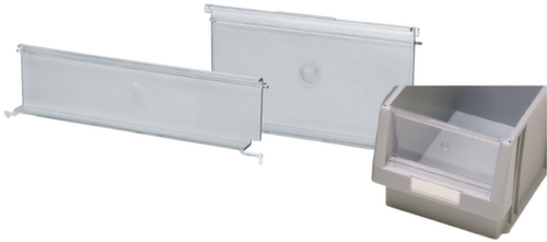 Visière pour bacs à bec