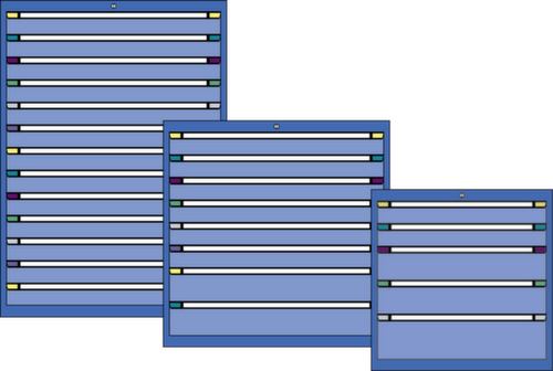 Thurmetall Armoire à tiroirs largeur 605 mm