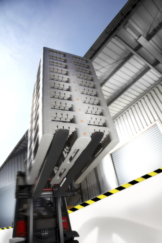 Palette hygiénique EURO H1 avec bord, polyéthylène haute pression, longueur x largeur 1200 x 800 mm