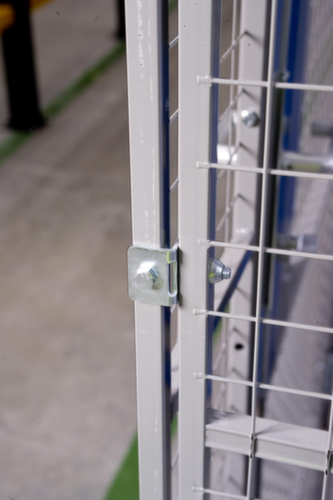 TROAX Connecteur d'angle pour parois grillagées