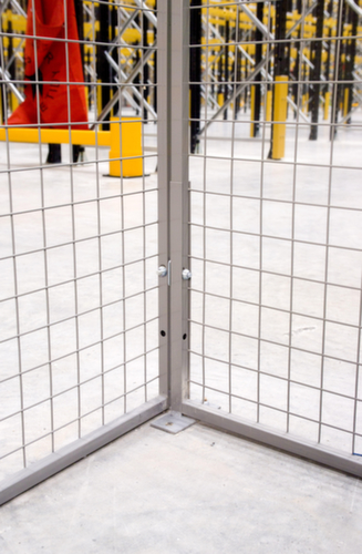 TROAX Consoles sur pied pour grille de protection de machine