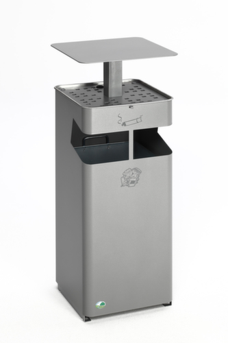 Cendrier poubelle avec toit