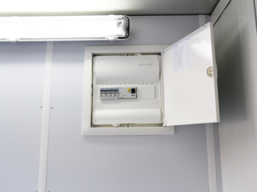 Säbu Conteneurs de toilettes FLADAFI® pour dames et messieurs, hauteur x largeur x profondeur 2600 x 3050 x 2170 mm