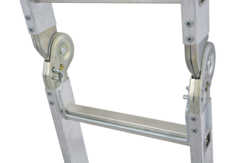 Krause échelle pliante polyvalente quatre parties STABILO® Professional, 4 x 4 échelons profilés