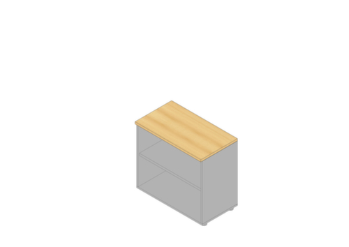 Quadrifoglio Rayonnage de bureau Practika avec 2 hauteurs de classeur