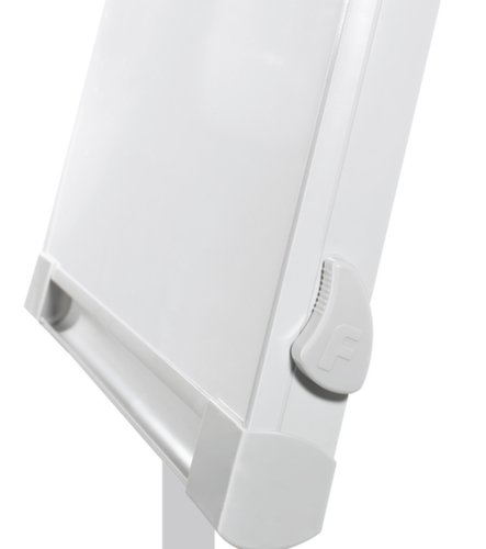 Franken chevalet de conférence mobile PRO Deluxe Mobil avec 2 porte-papiers, hauteur 1820 - 2000 mm