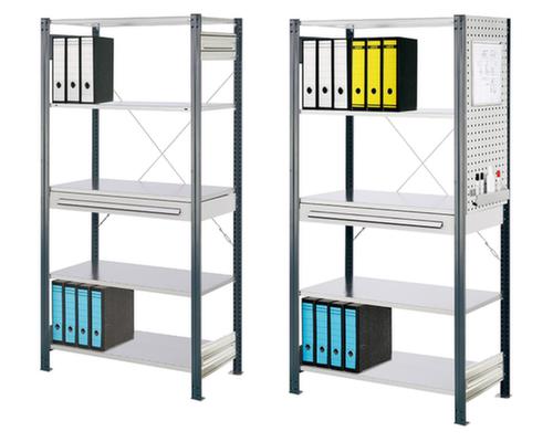 Kappes Rayonnage sans boulons RasterPlan® avec tiroir et 5 tablettes