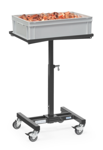 fetra Support de matériel GREY EDITION avec réglage de la hauteur de la grille, force 150 kg, hauteur 995 mm