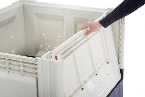 Caisse-palette High Cube avec clapet de prélèvement