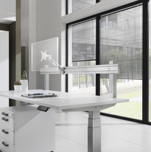 Porte-écran pour Cloison avec rail d'organisation