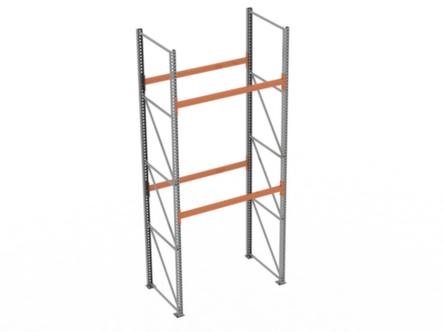 META Rayonnage à palettes MULTIPAL pour 6 palettes, largeur 1995 mm, 3 niveaux de stockage