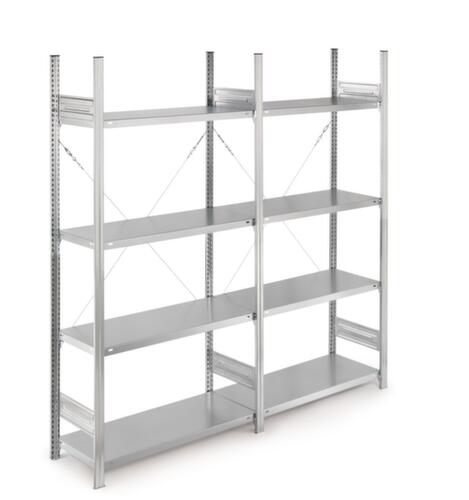 Rayonnage sans boulons ISIPACK© avec 4 tablettes