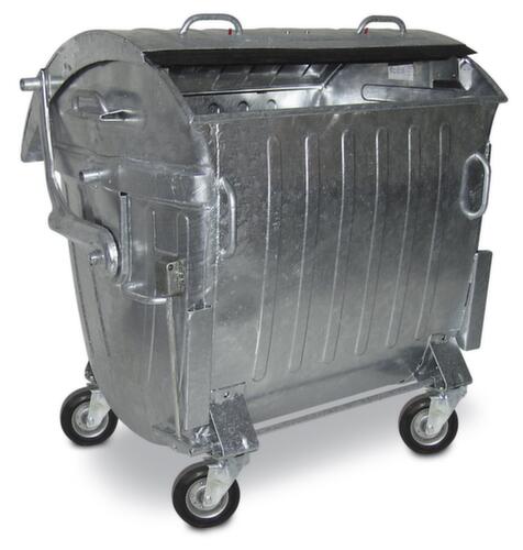 Bac à déchets en tôle d'acier pour étanche à l'huile et coupe-feu