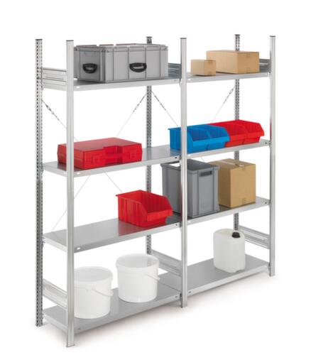 Rayonnage sans boulons ISIPACK© avec 4 tablettes