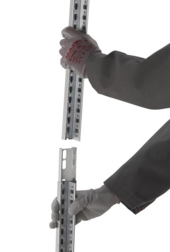 Rayonnage sans boulons ISIPACK© avec 4 tablettes