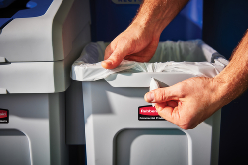 Rubbermaid Poubelle Slim Jim® Starter, 87 l, gris