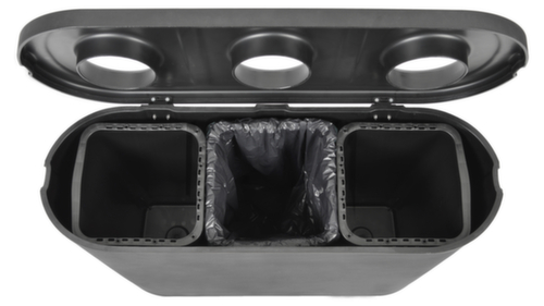 Station de collecte de matières recyclables Triomf avec 3 unités collectrices