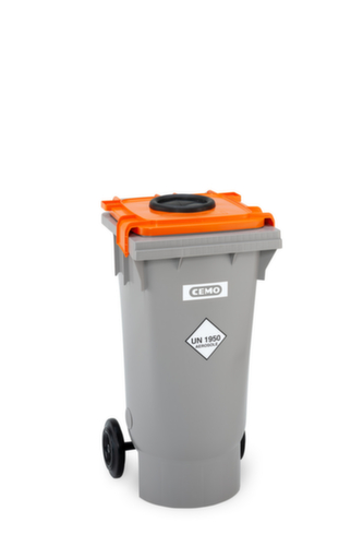 Cemo Récipient de collecte des bombes aérosols, capacité 120 l
