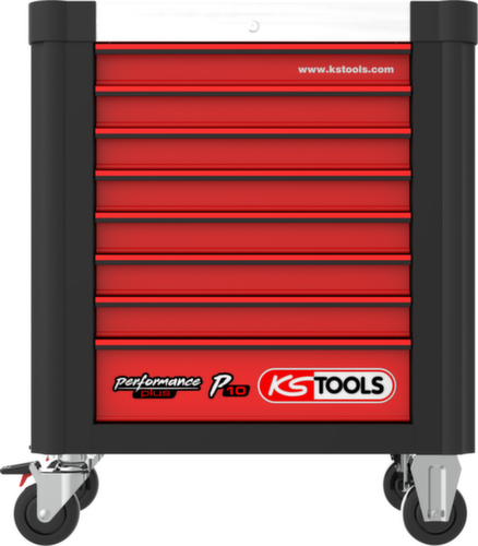 KS Tools Performanceplus workshop trolley set P10 with 279 tools for 5 drawers