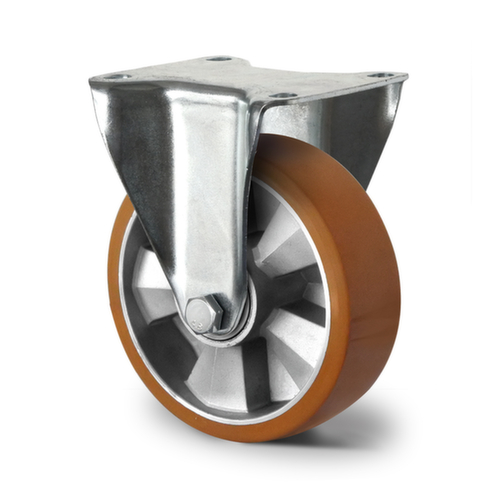 Cascoo Roulette fixe, force 700 kg, polyuréthane bandage