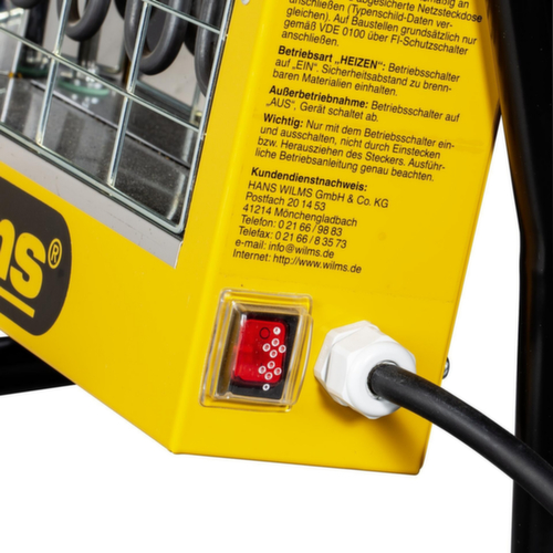 Wilms chauffage infrarouge IR3