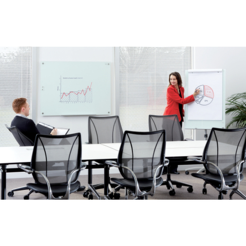 nobo Tableau blanc mobile, hauteur x largeur 1360 x 1800 mm