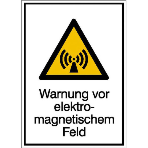 panneau d’avertissement combiné