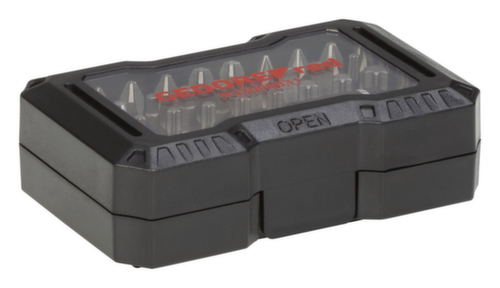 GEDORE R33005031 Bit-Box 1/4 SL+PH+PZ+TX+6 pans 32 pièces